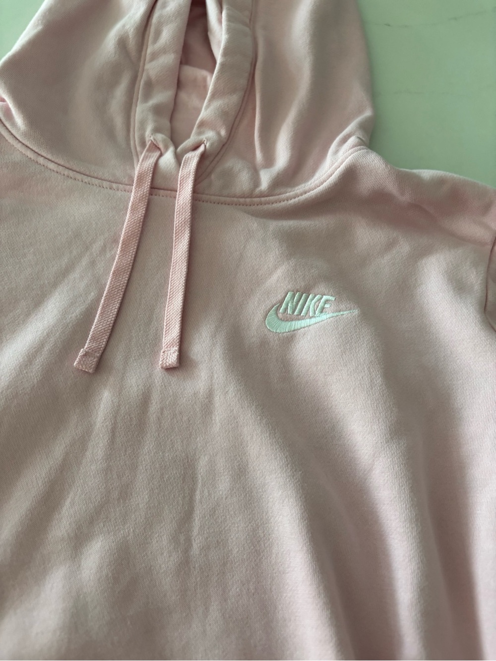 Nike Light Pink Hoodie with Logo - Picture 5 of 7